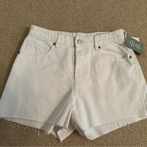 H&M White Denim Shorts